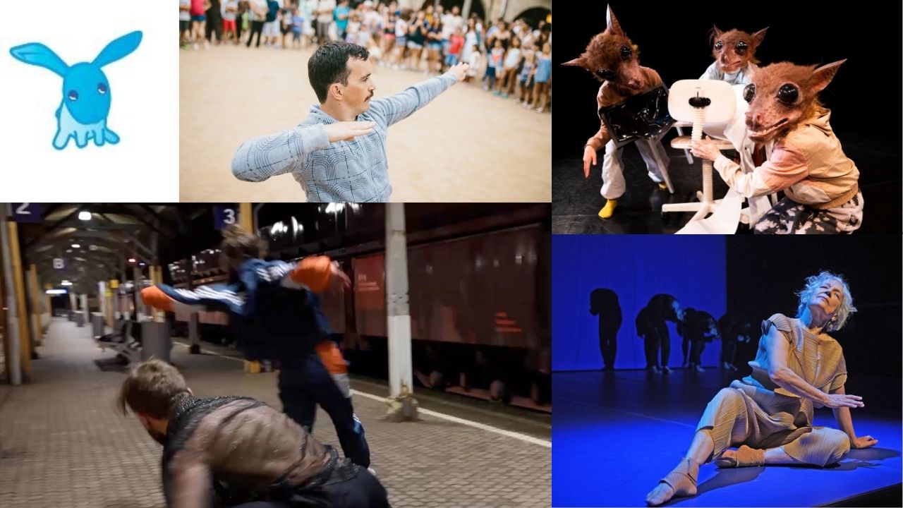 Tänzerinnen und Tänzer in verschiedenen Situationen